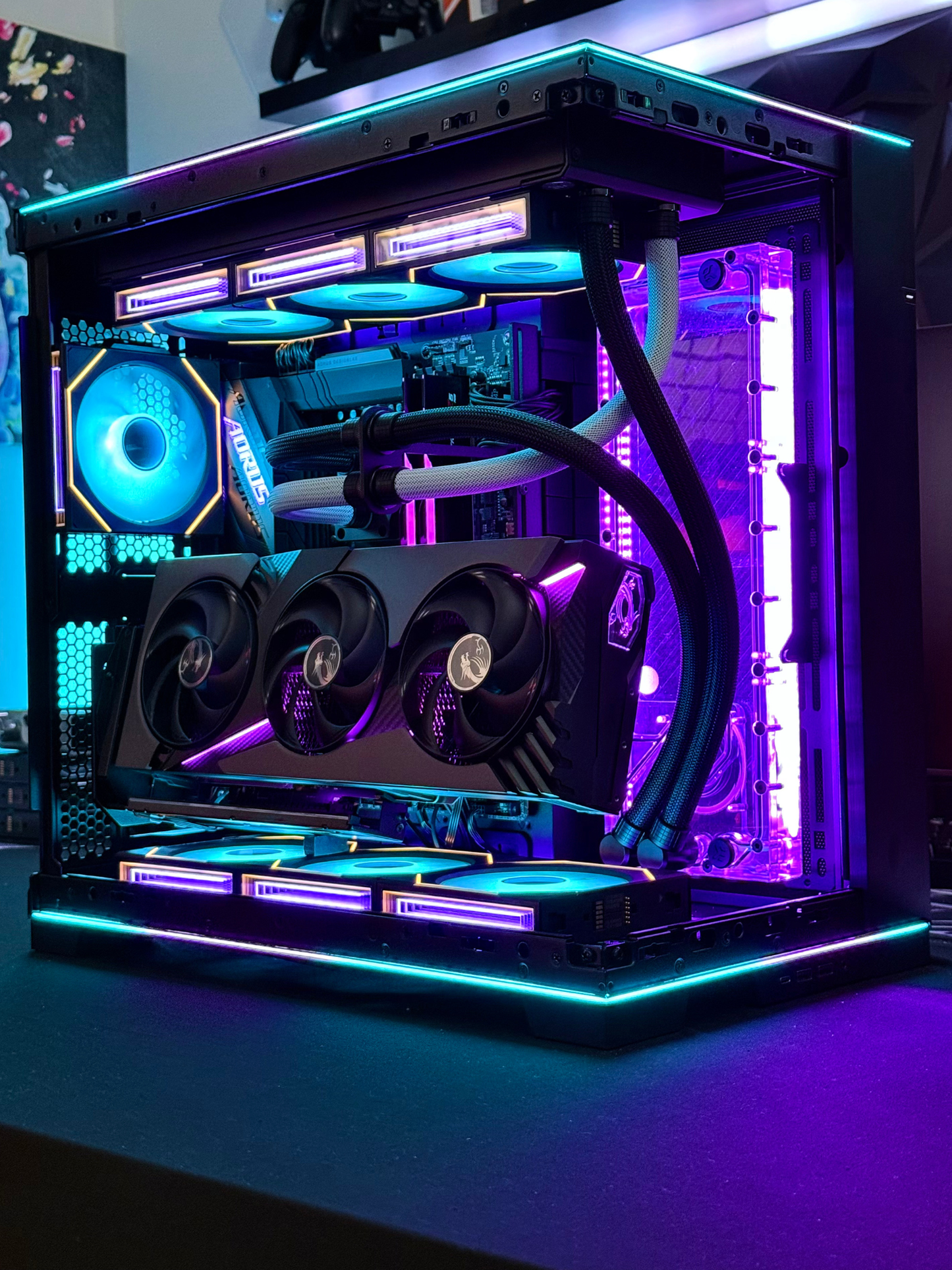 Delidded 14900K Watercooled PC